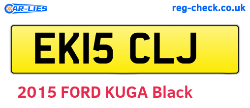 EK15CLJ are the vehicle registration plates.