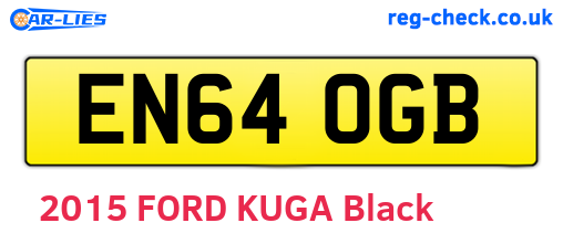 EN64OGB are the vehicle registration plates.