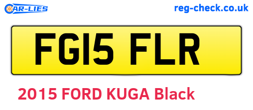 FG15FLR are the vehicle registration plates.