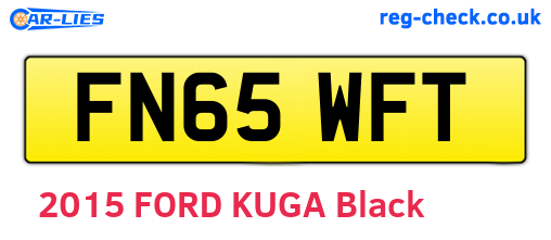 FN65WFT are the vehicle registration plates.