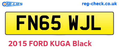 FN65WJL are the vehicle registration plates.
