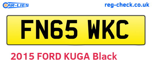 FN65WKC are the vehicle registration plates.
