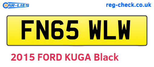 FN65WLW are the vehicle registration plates.