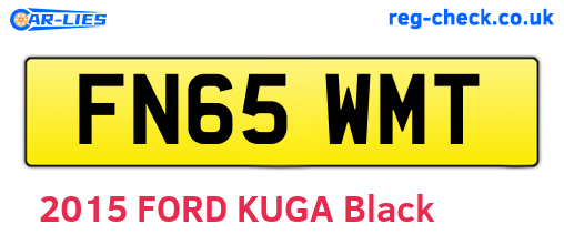 FN65WMT are the vehicle registration plates.