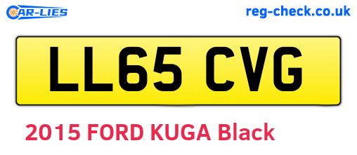 LL65CVG are the vehicle registration plates.