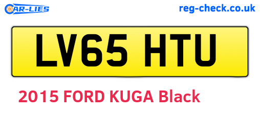 LV65HTU are the vehicle registration plates.