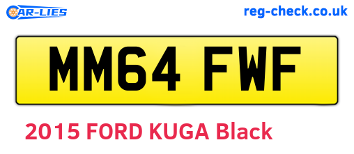 MM64FWF are the vehicle registration plates.