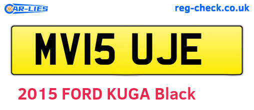 MV15UJE are the vehicle registration plates.