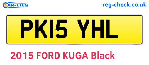 PK15YHL are the vehicle registration plates.