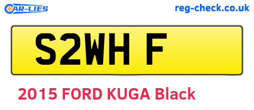 S2WHF are the vehicle registration plates.