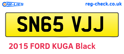 SN65VJJ are the vehicle registration plates.