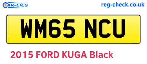 WM65NCU are the vehicle registration plates.