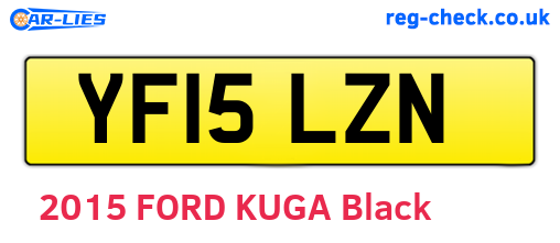 YF15LZN are the vehicle registration plates.