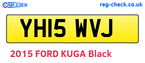 YH15WVJ are the vehicle registration plates.