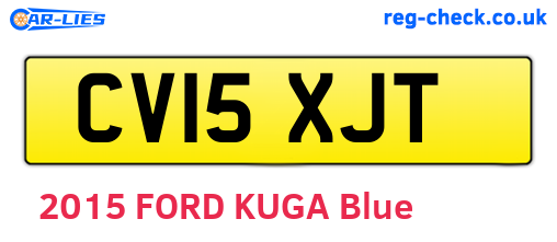 CV15XJT are the vehicle registration plates.