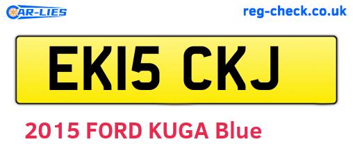 EK15CKJ are the vehicle registration plates.