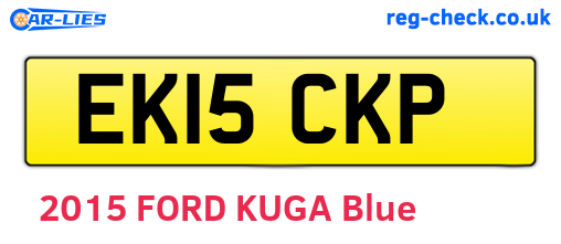 EK15CKP are the vehicle registration plates.