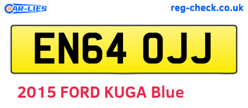 EN64OJJ are the vehicle registration plates.