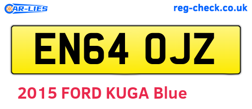 EN64OJZ are the vehicle registration plates.