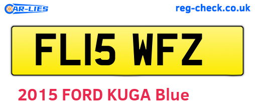 FL15WFZ are the vehicle registration plates.