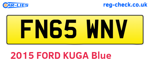 FN65WNV are the vehicle registration plates.