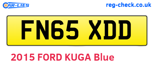FN65XDD are the vehicle registration plates.