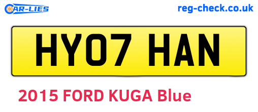 HY07HAN are the vehicle registration plates.