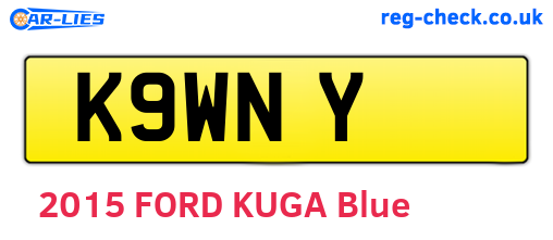 K9WNY are the vehicle registration plates.