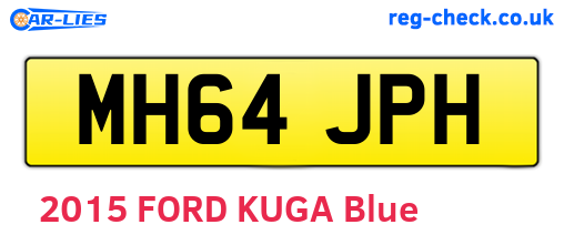 MH64JPH are the vehicle registration plates.