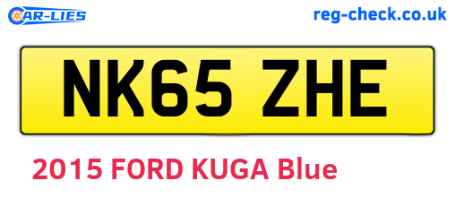 NK65ZHE are the vehicle registration plates.