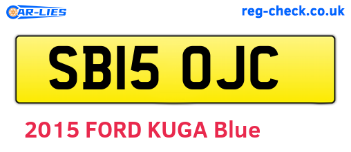 SB15OJC are the vehicle registration plates.