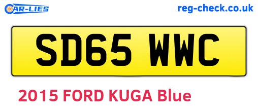 SD65WWC are the vehicle registration plates.
