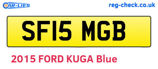 SF15MGB are the vehicle registration plates.