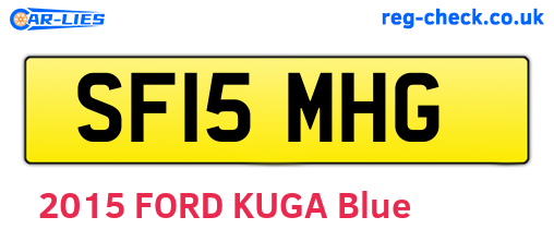 SF15MHG are the vehicle registration plates.