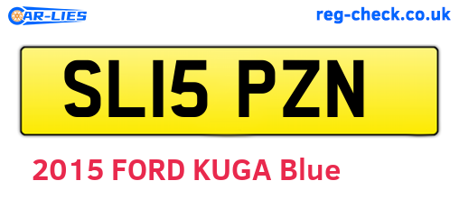 SL15PZN are the vehicle registration plates.