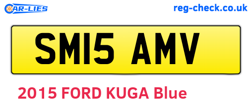 SM15AMV are the vehicle registration plates.