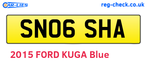 SN06SHA are the vehicle registration plates.