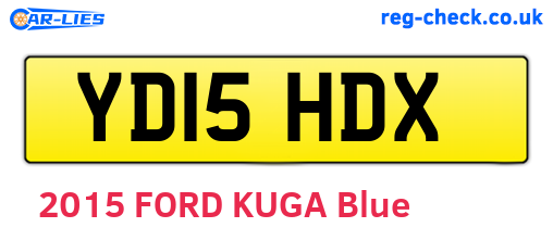 YD15HDX are the vehicle registration plates.