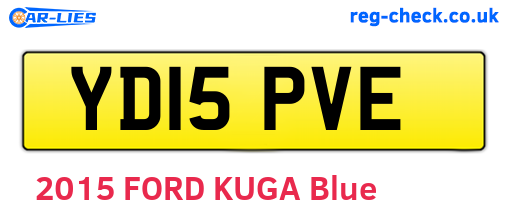 YD15PVE are the vehicle registration plates.