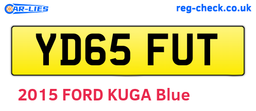YD65FUT are the vehicle registration plates.