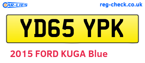 YD65YPK are the vehicle registration plates.