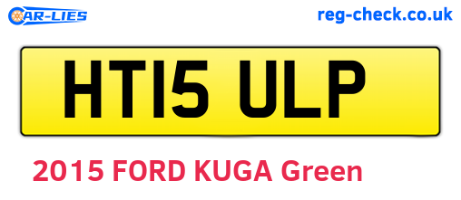HT15ULP are the vehicle registration plates.