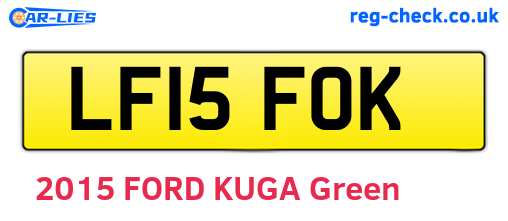 LF15FOK are the vehicle registration plates.
