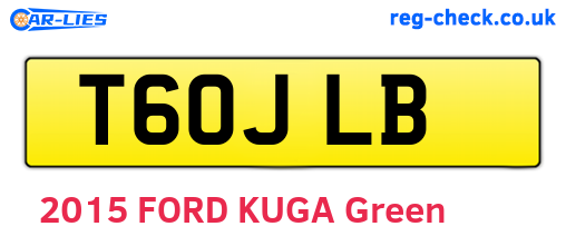 T60JLB are the vehicle registration plates.