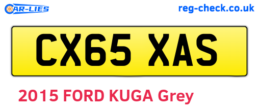 CX65XAS are the vehicle registration plates.