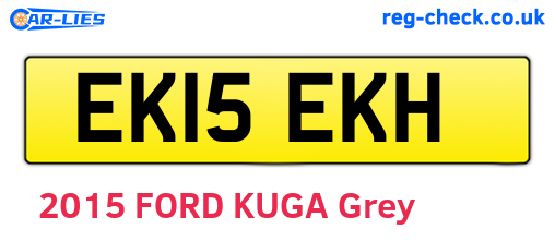 EK15EKH are the vehicle registration plates.