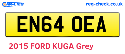 EN64OEA are the vehicle registration plates.