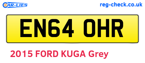 EN64OHR are the vehicle registration plates.