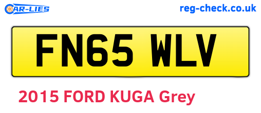 FN65WLV are the vehicle registration plates.