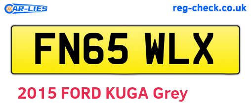 FN65WLX are the vehicle registration plates.